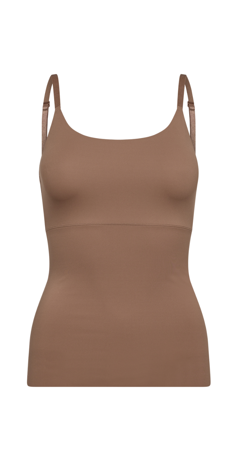 Shapewear top flexible brown