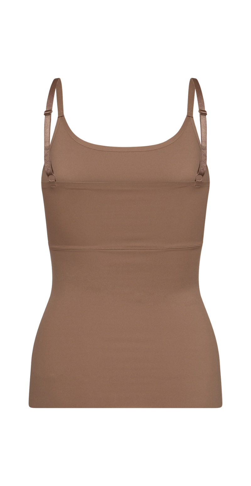 Shapewear top flexible brown