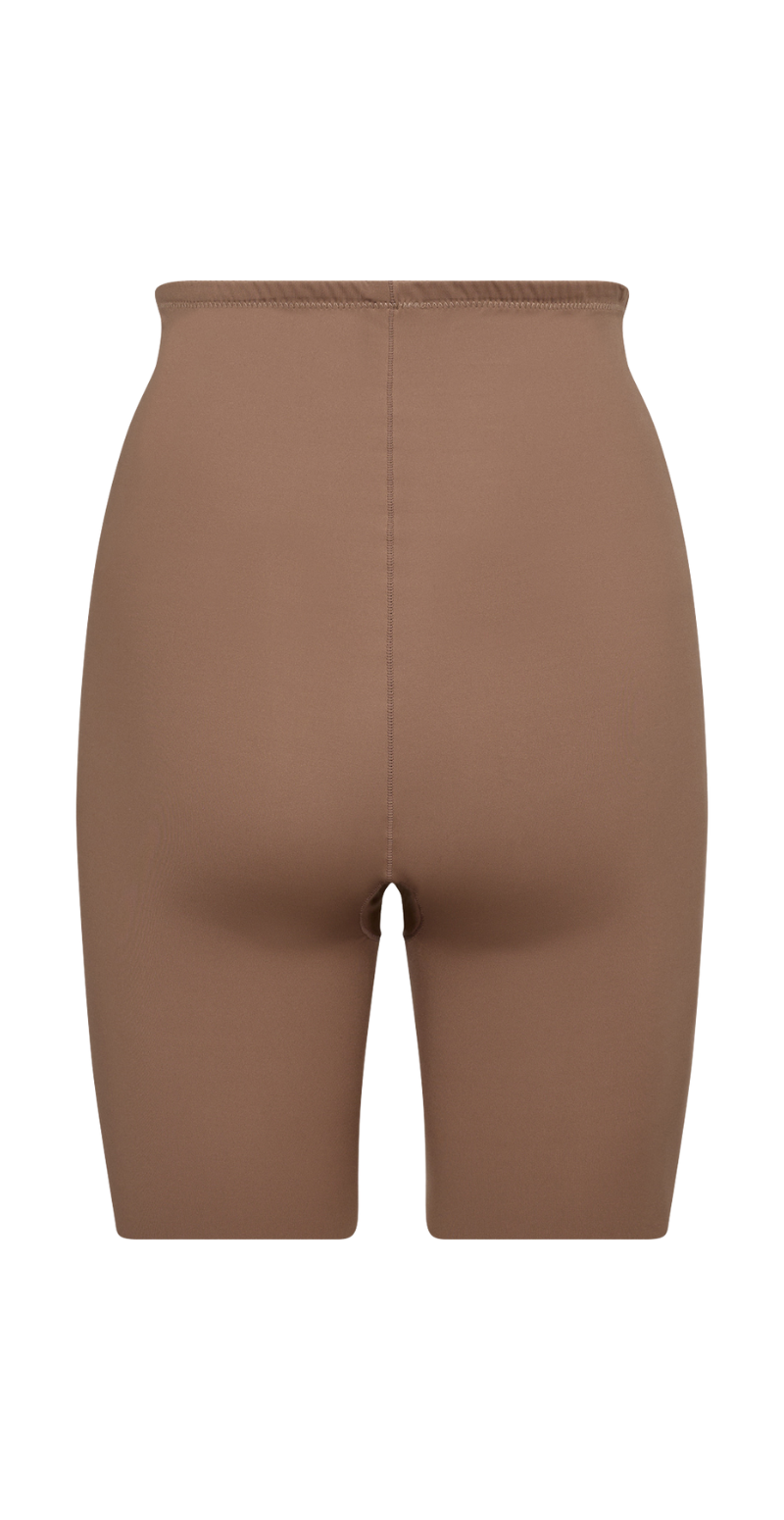 Shapewear shorts med høj talje brown