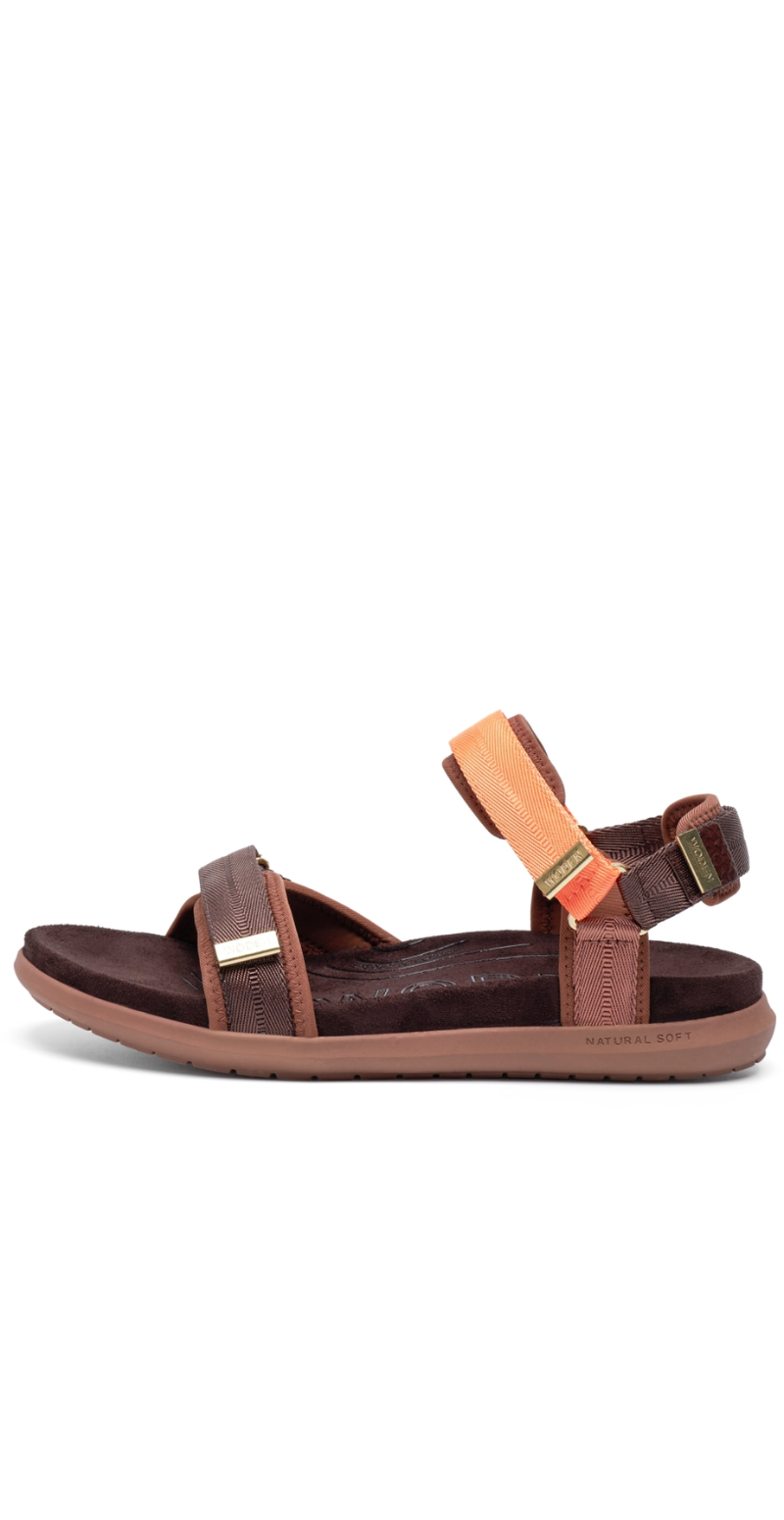 Line lite sandal chocolate multi