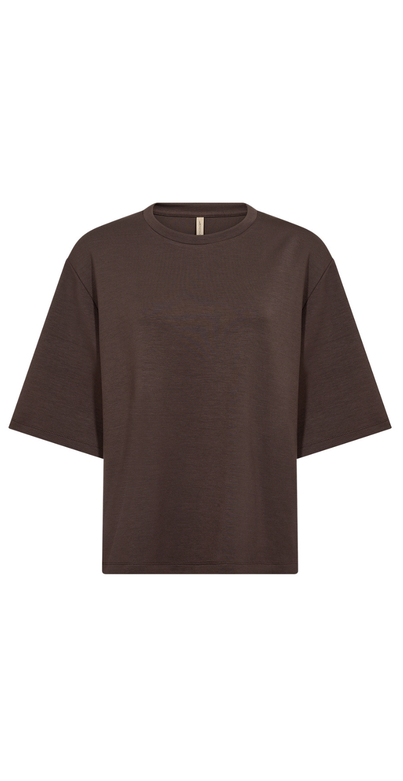 Modal bluse brun Likelondon