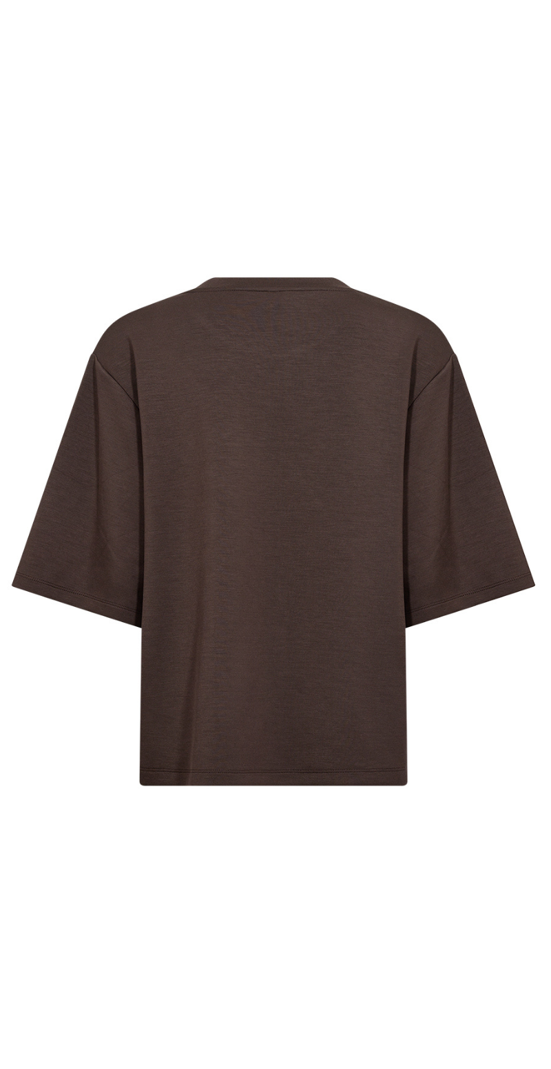Modal bluse brun Likelondon