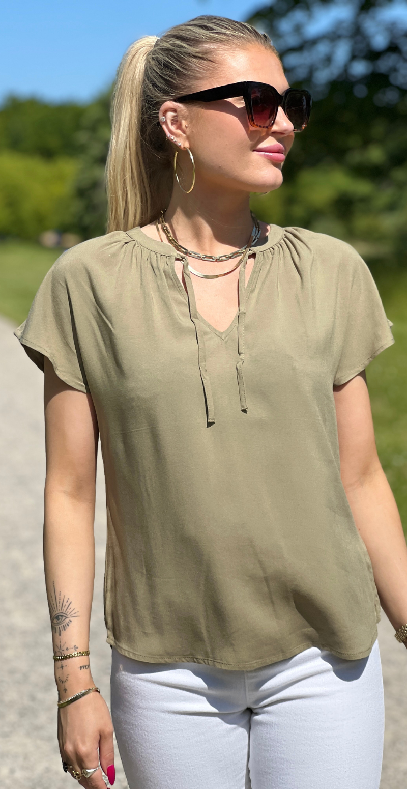 Joella top aloe