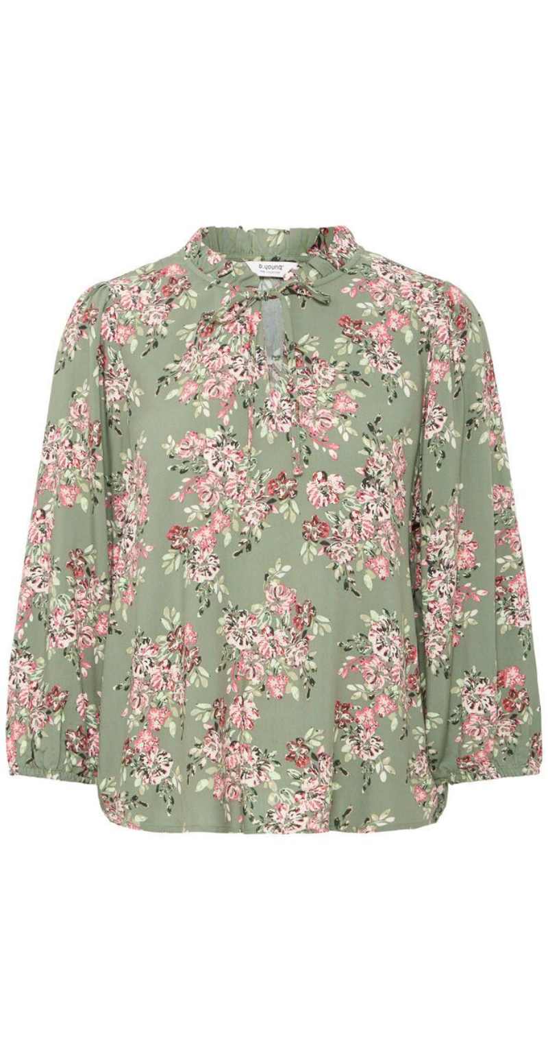 Joella bluse sea spray bouquet
