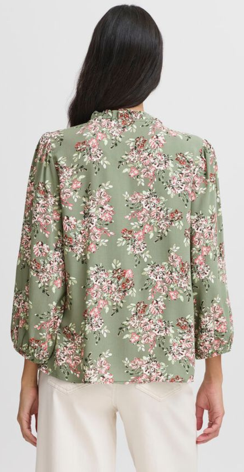 Joella bluse sea spray bouquet