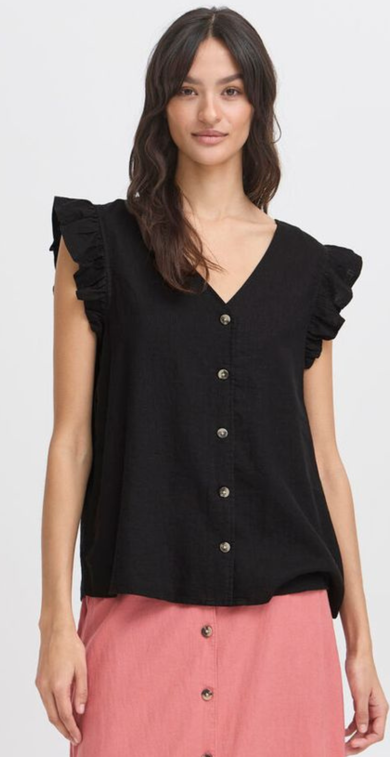 Falakka bluse sort