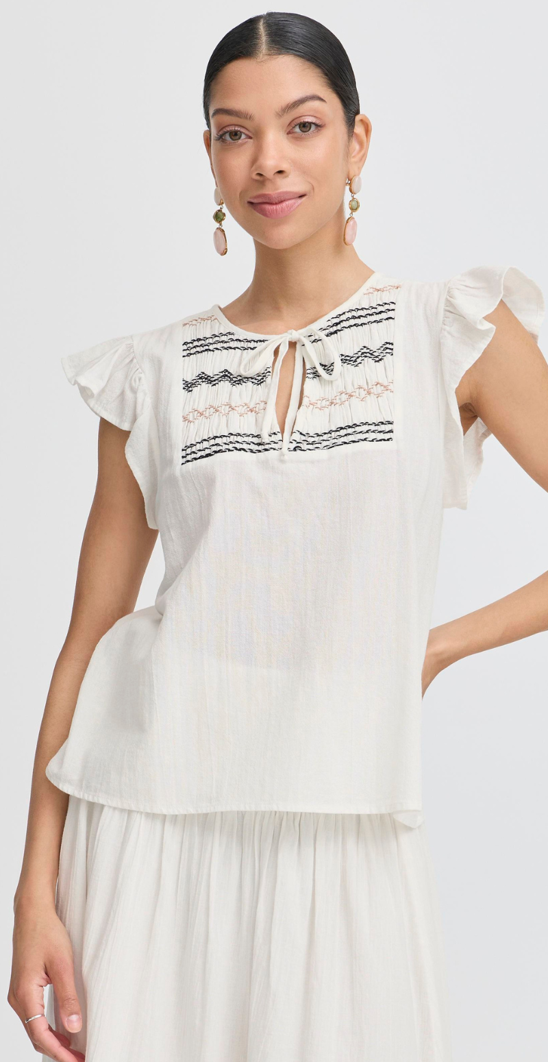 Palie bluse marshmallow