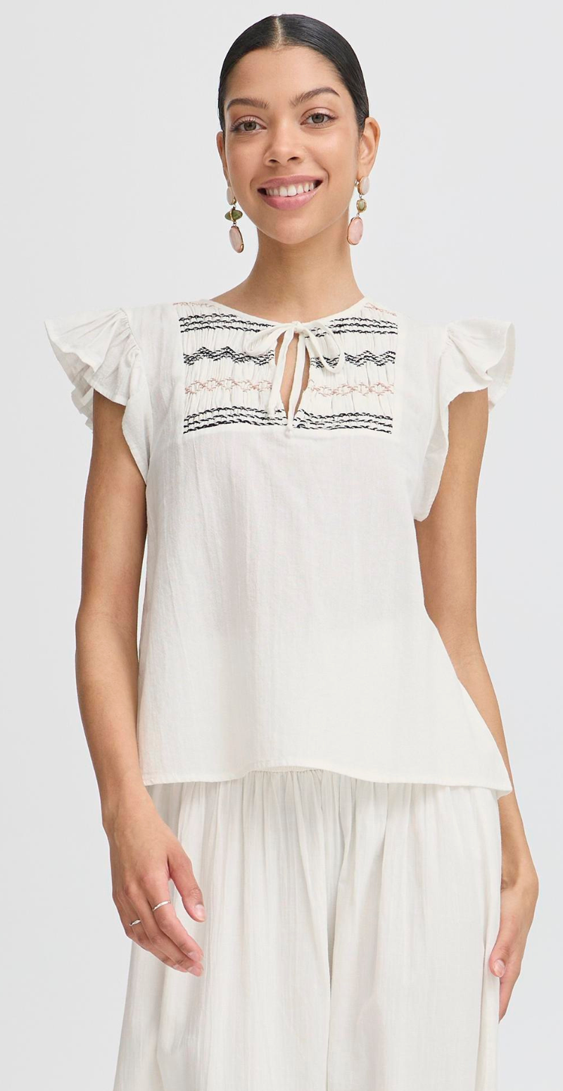 Palie bluse marshmallow