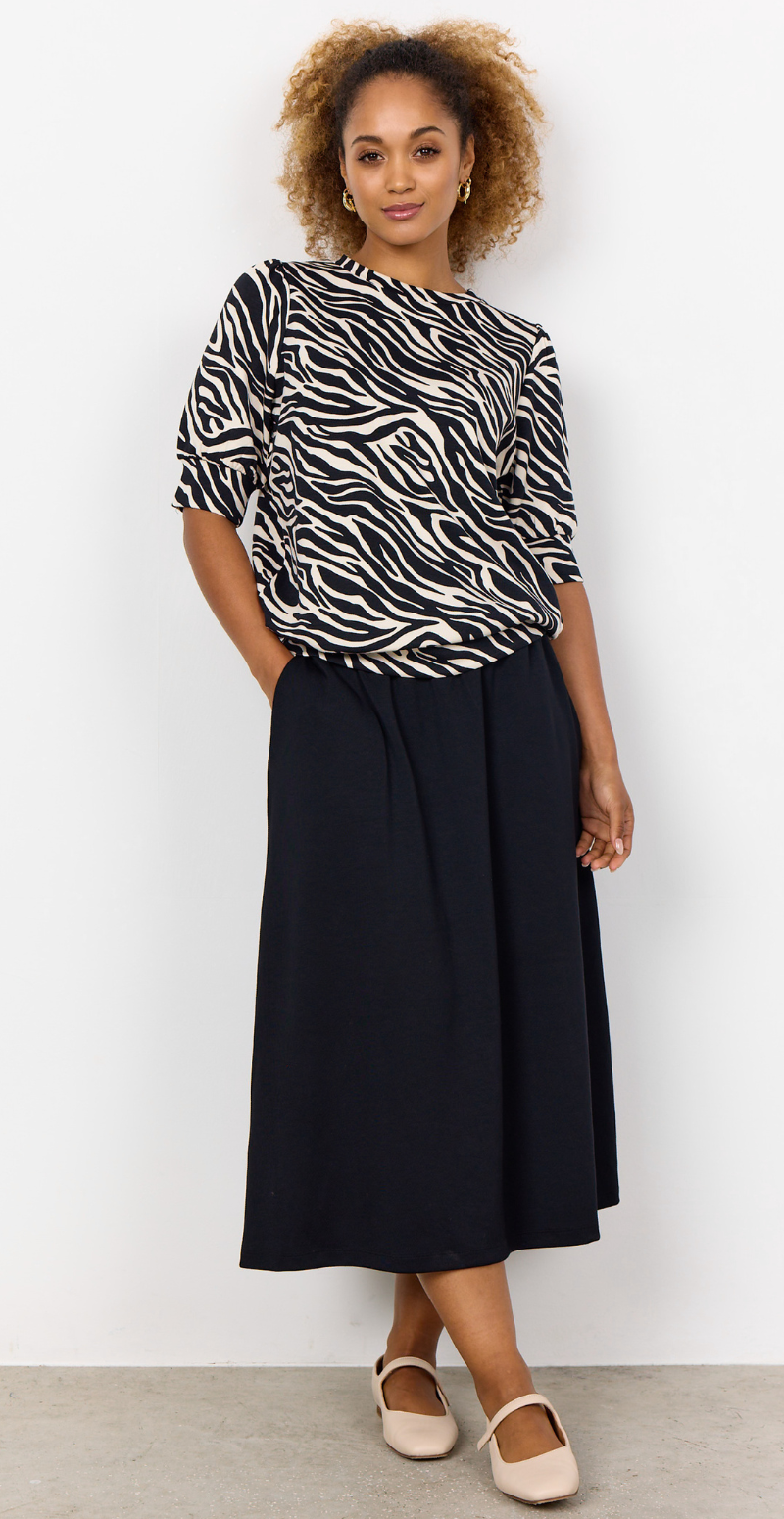 Fionia bluse sort