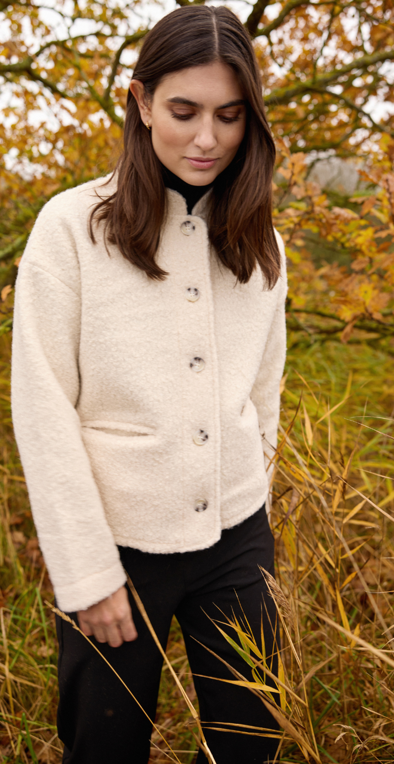 Shaima jakke creme