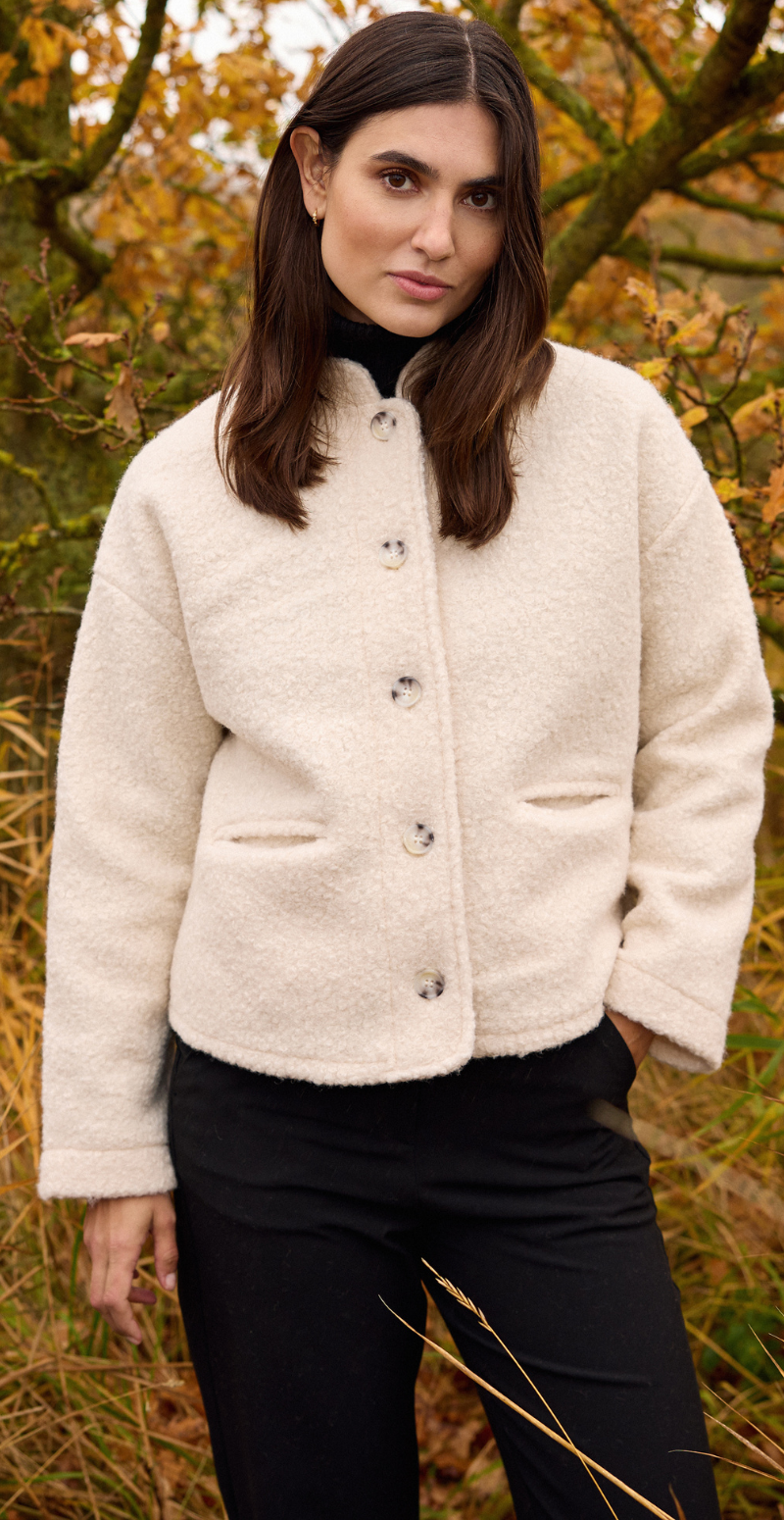 Shaima jakke creme