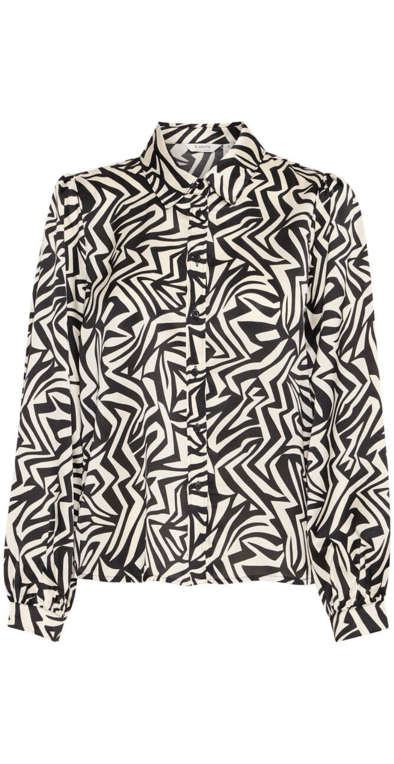 Gemotrine bluse sort