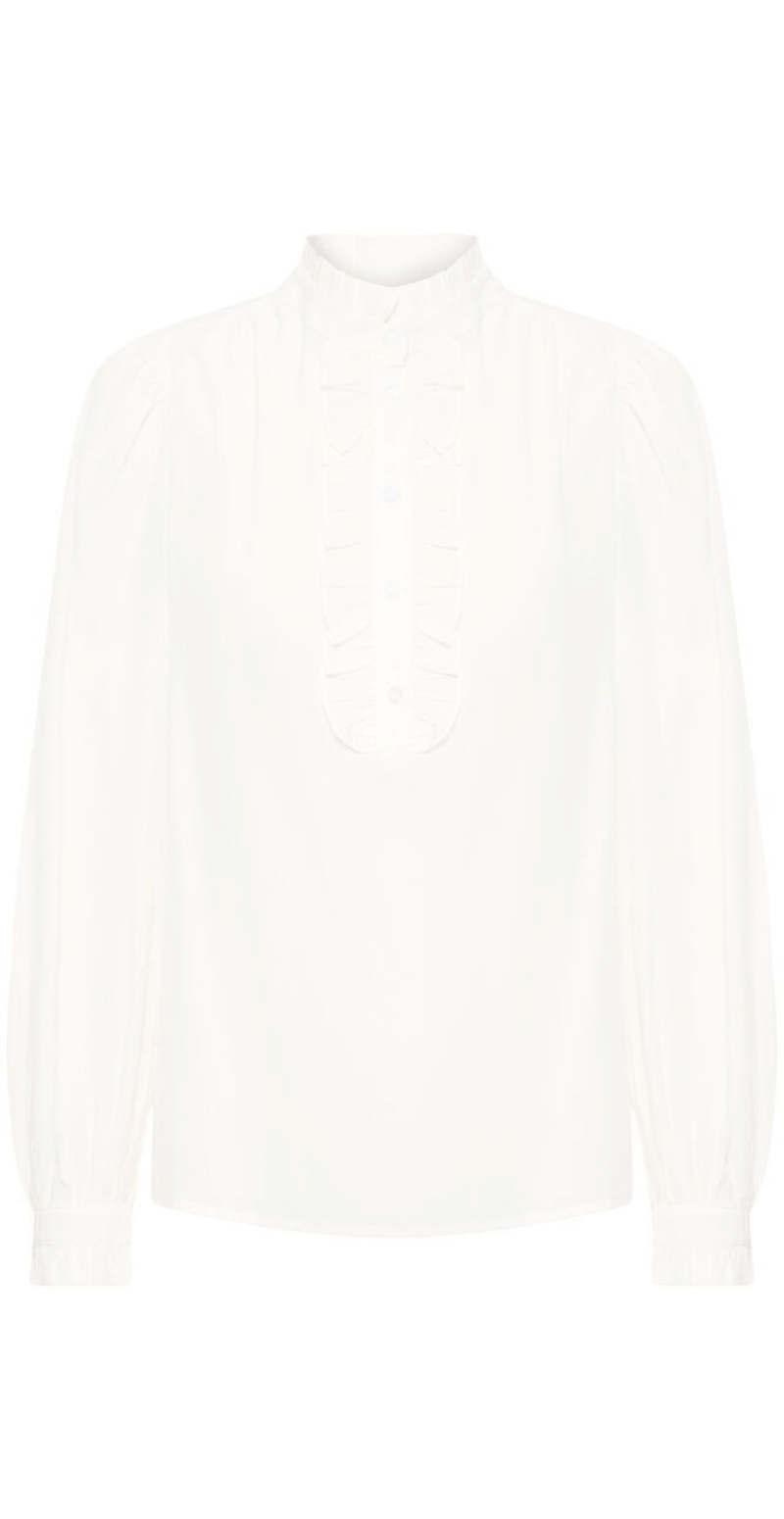 Byfenja skjortebluse hvid