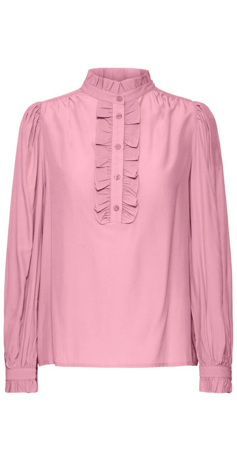 Byfenja skjortebluse rosa