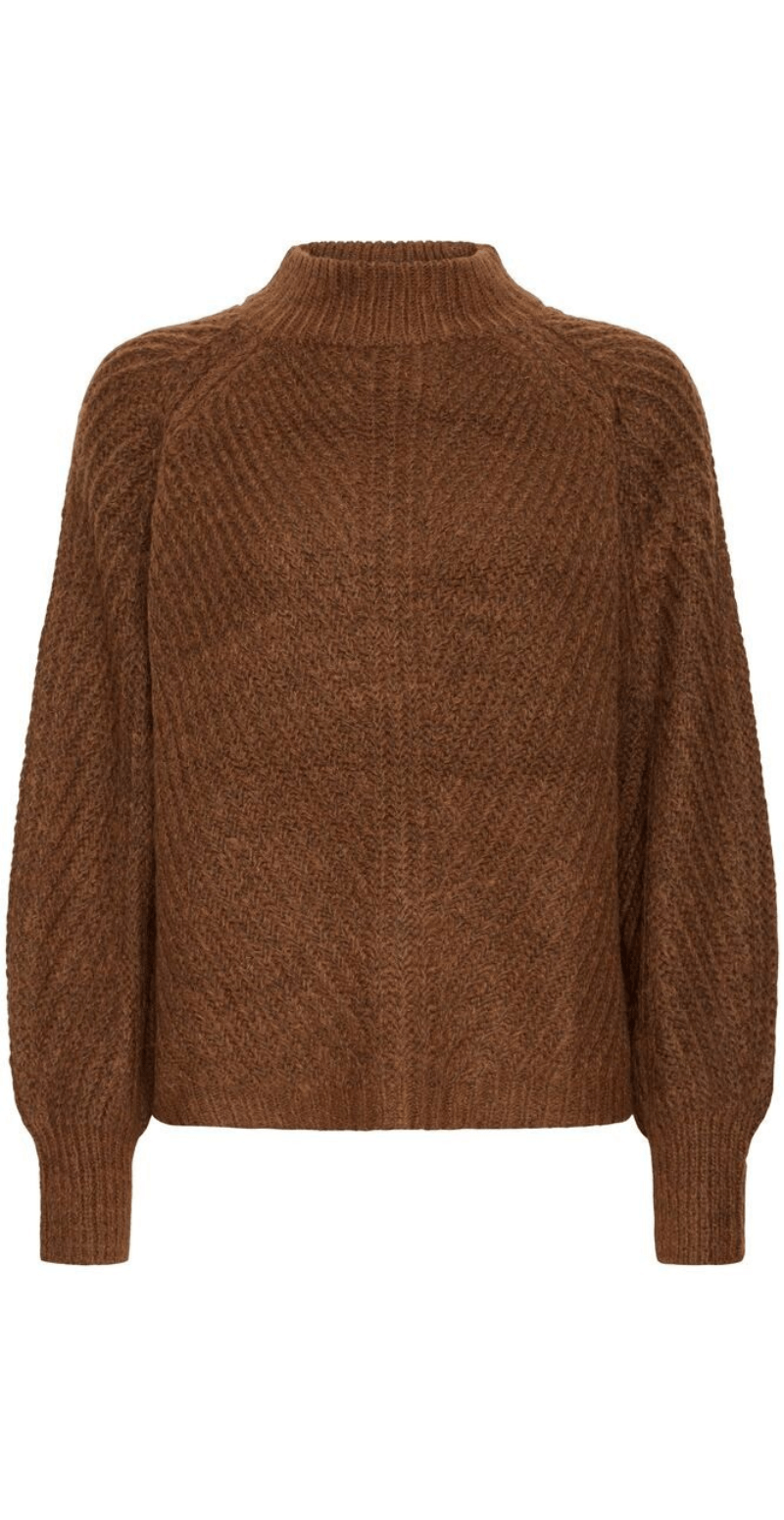 Oksana turtleneck brun