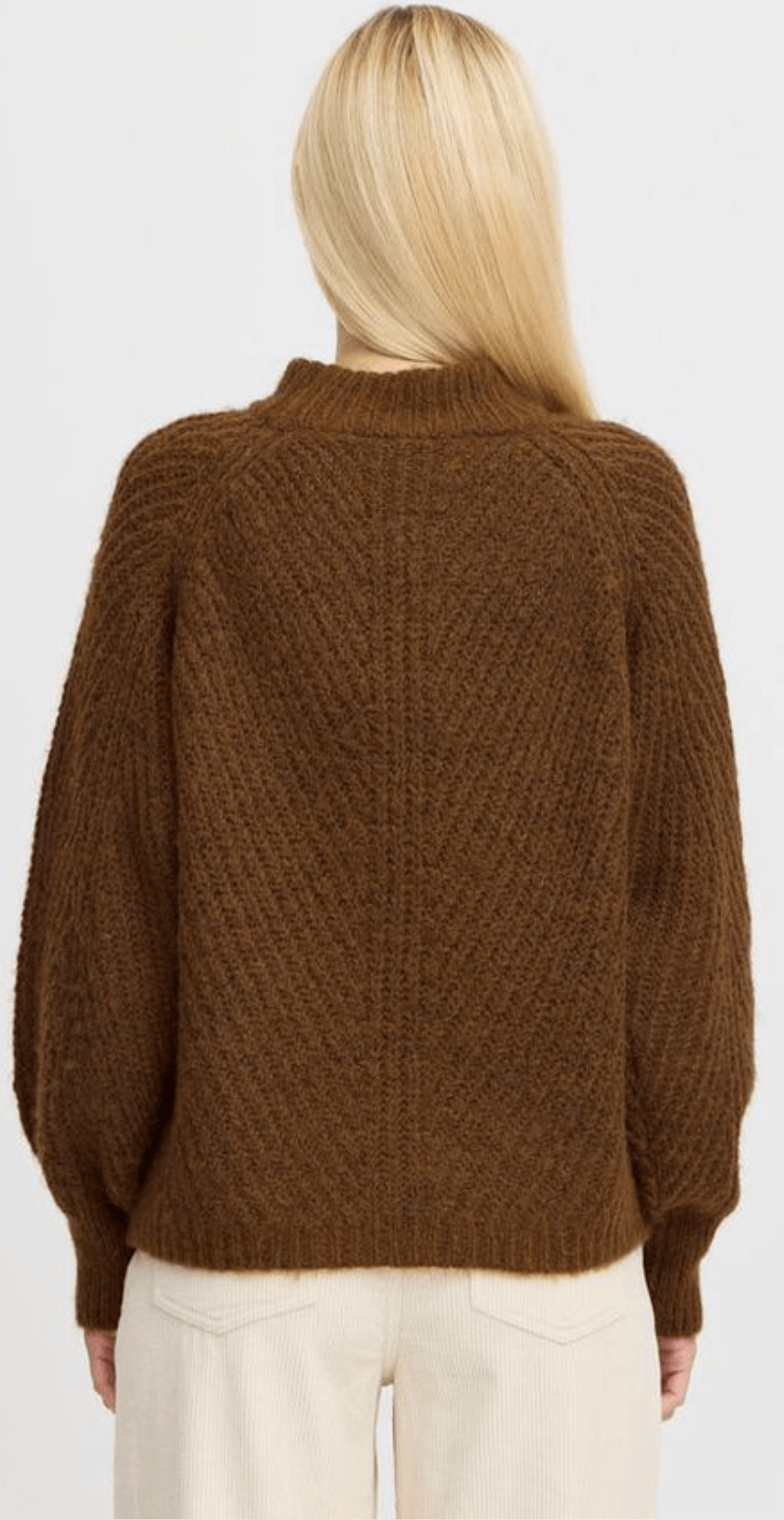 Oksana turtleneck brun
