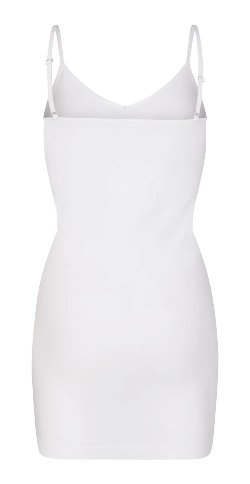 Ninna seamless kjole hvid