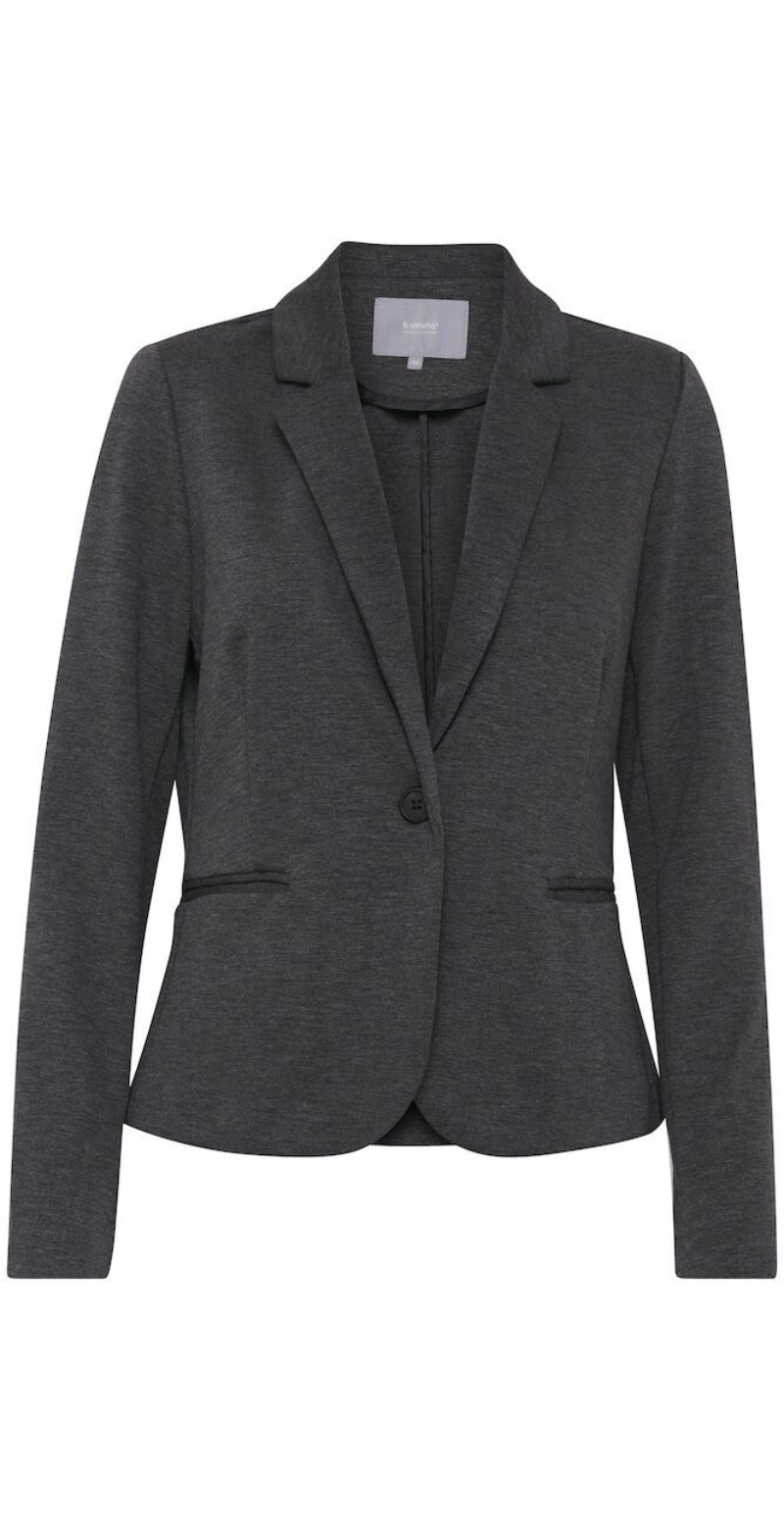 Rizetta blazer dark grey melange