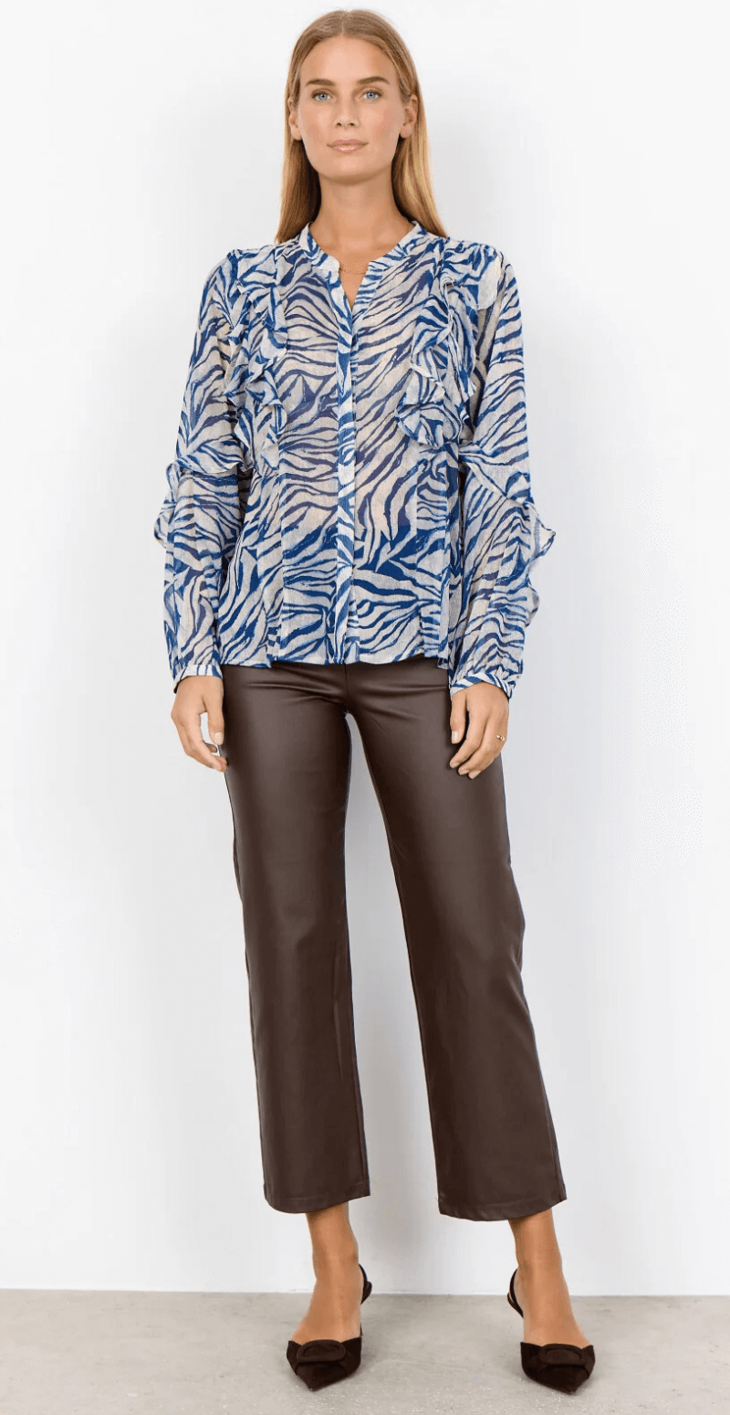 Valborg skjorte mørk blå