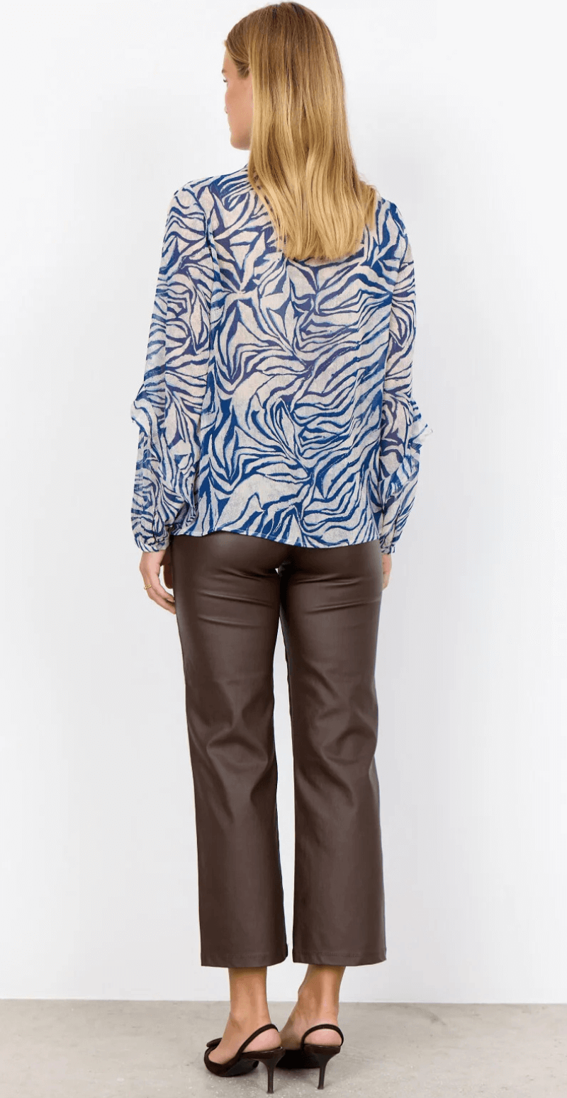 Valborg skjorte mørk blå