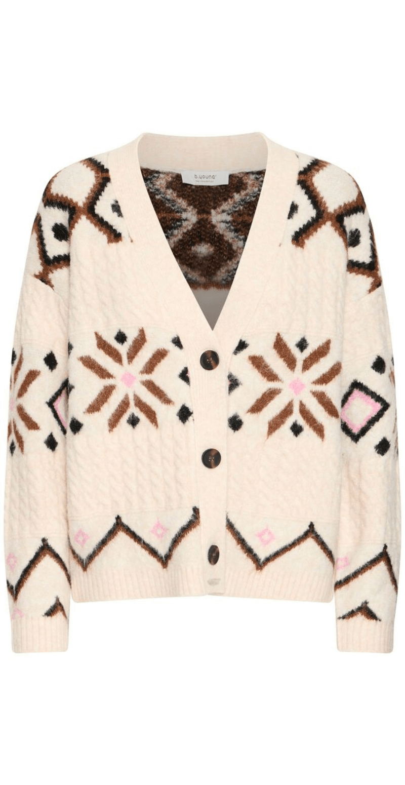 Melpa cardigan birch melange