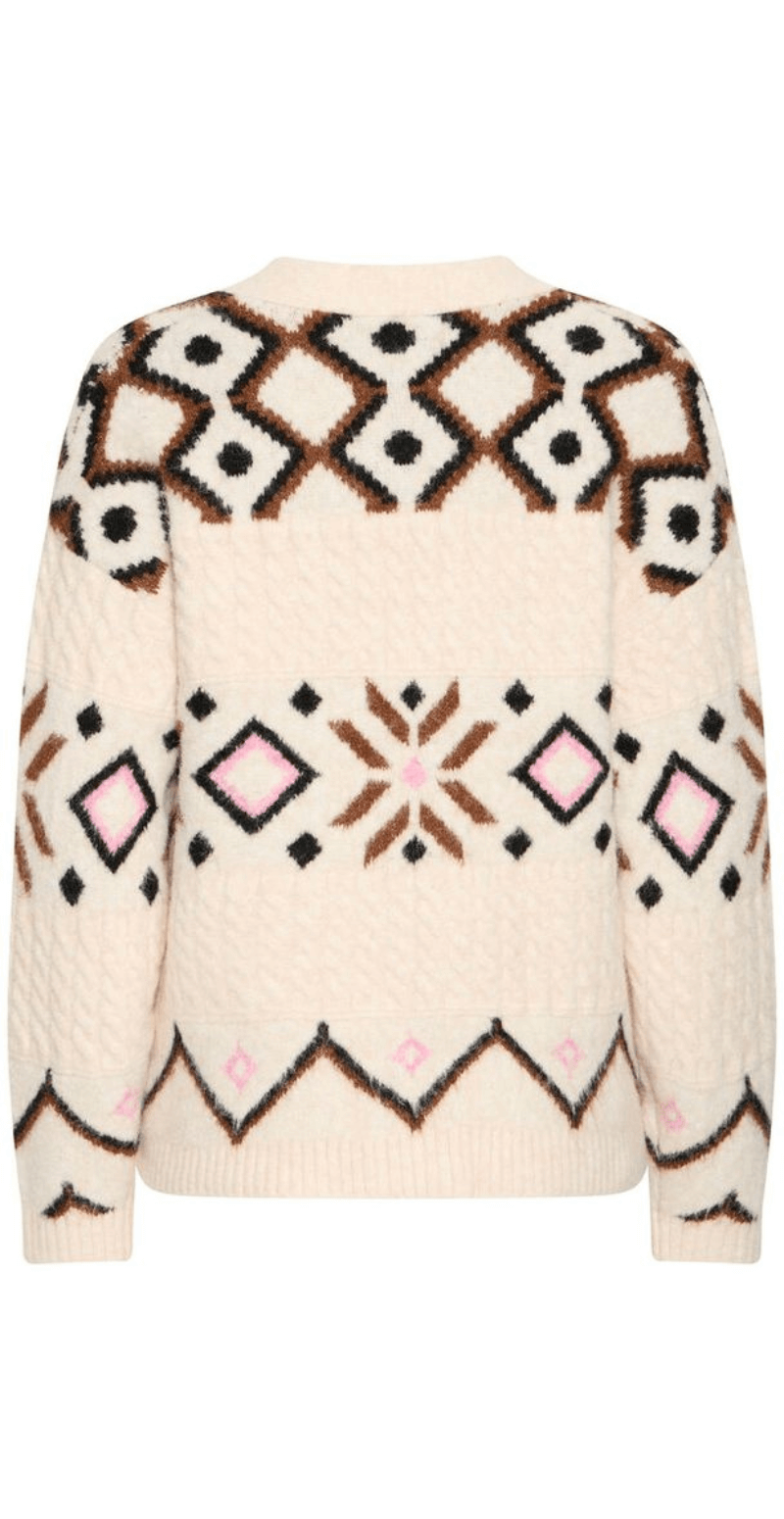 Melpa cardigan birch melange