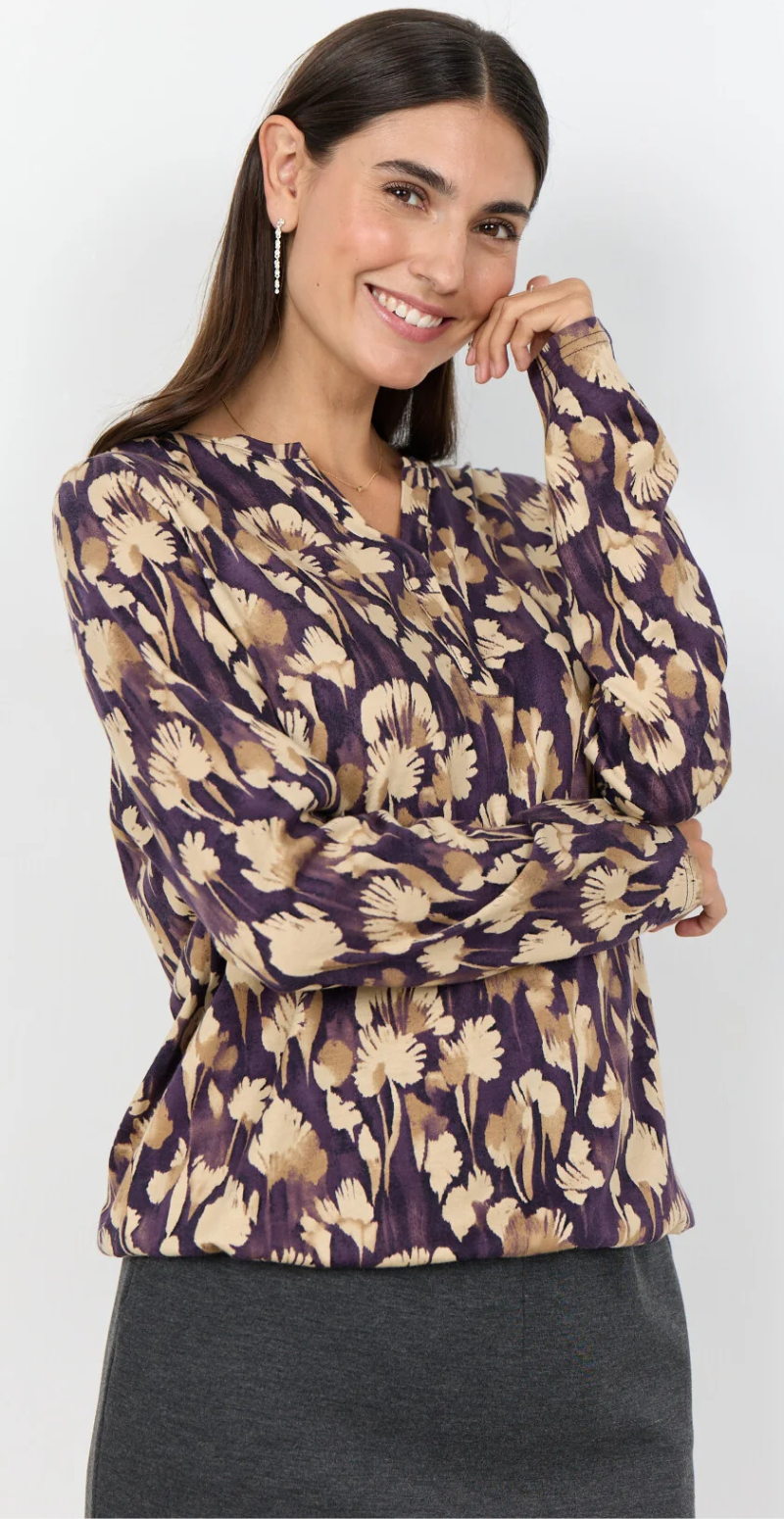 Felicity bluse lilla Soyaconcept