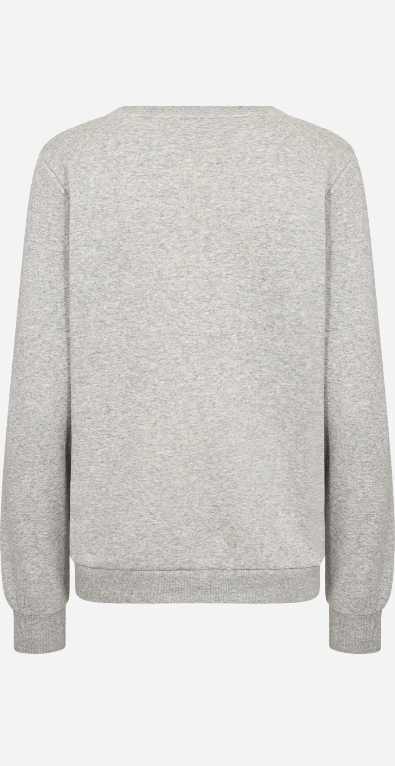 Angelin sweatshirt amazing grå Soyaconcept