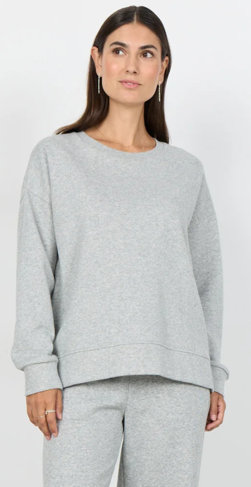 Angelin sweatshirt grå Soyaconcept