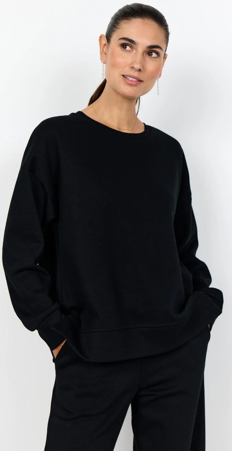 Angelin sweatshirt sort Soyaconcept