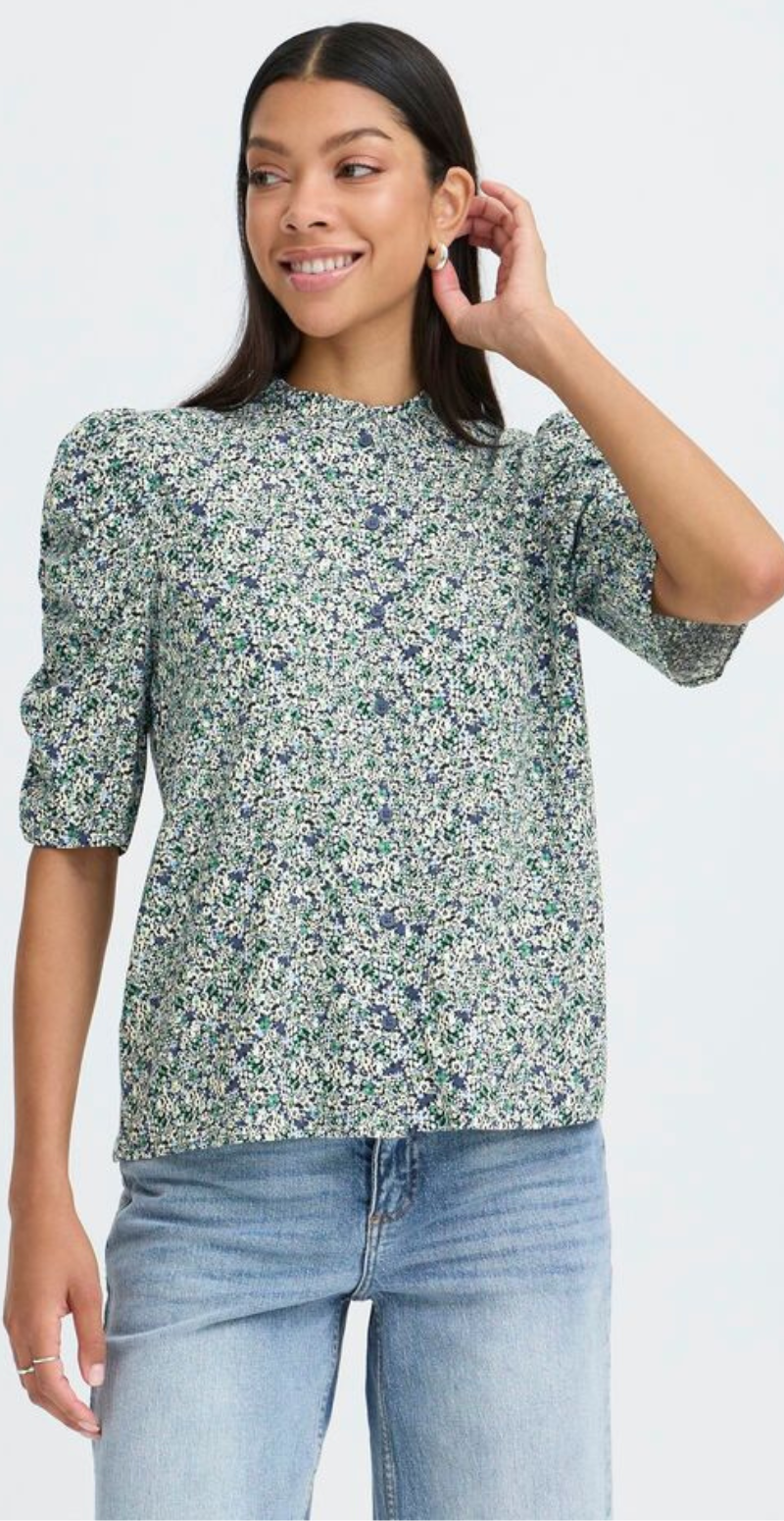 Gabria bluse blå B.Young