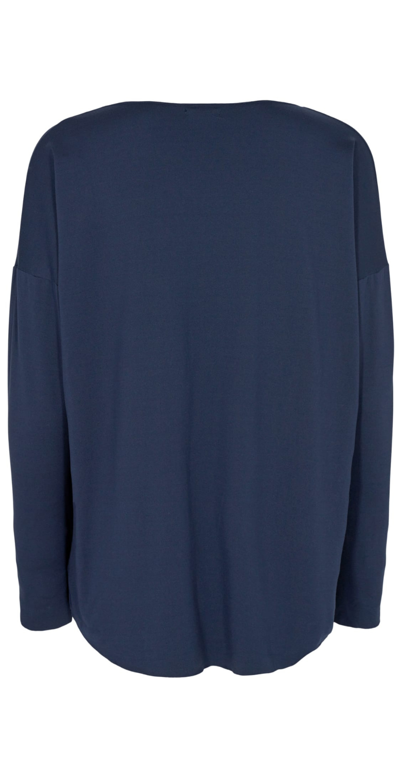 Alma fleece bluse navy Liberté