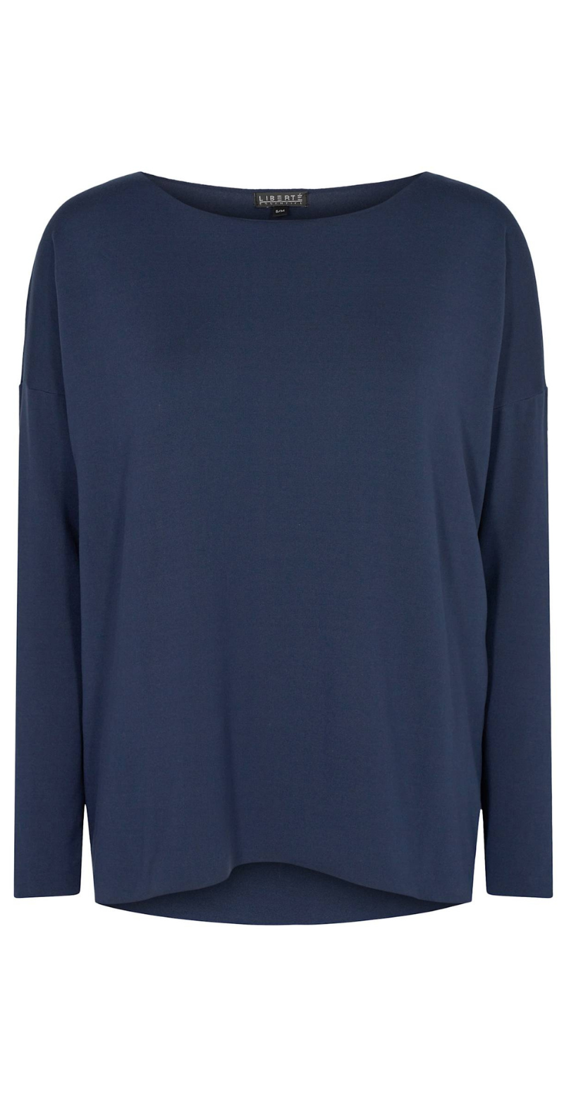 Alma fleece bluse navy Liberté