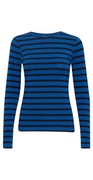 Bypamila langærmet t-shirt nautical blue mix