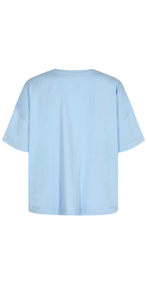 Oversize t-shirt chambray blue