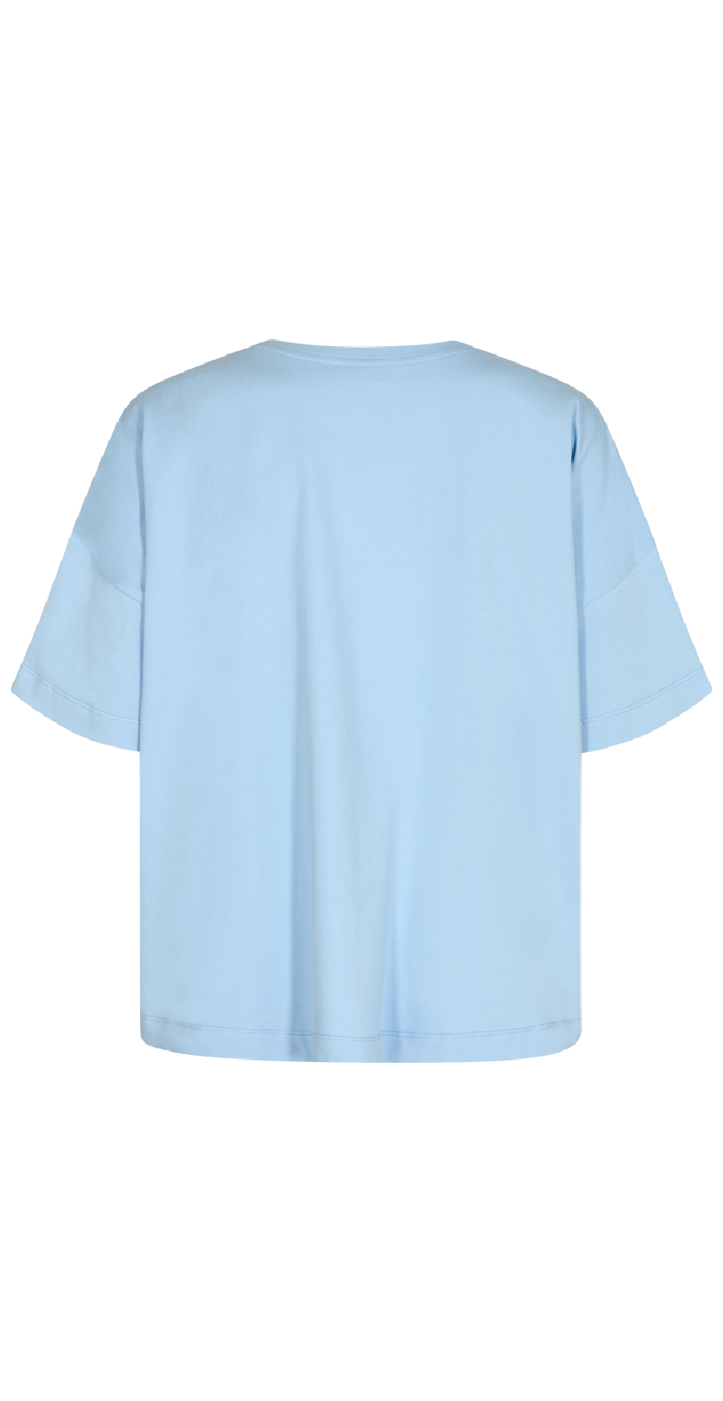 Oversize t-shirt chambray blue
