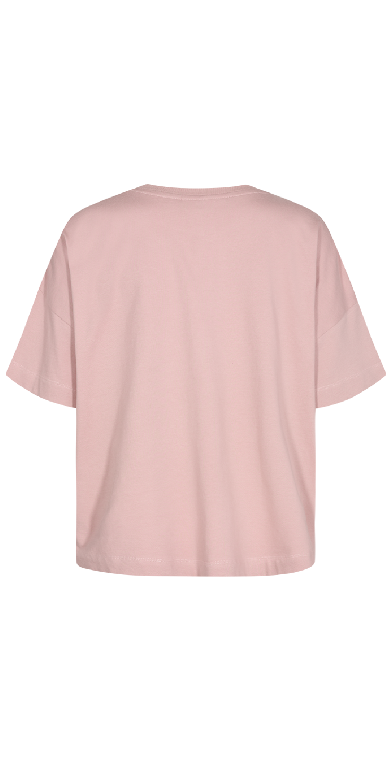 Oversize t-shirt pale mauve