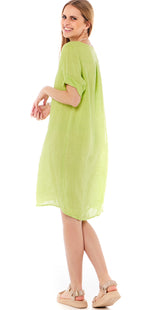 grøn kjole