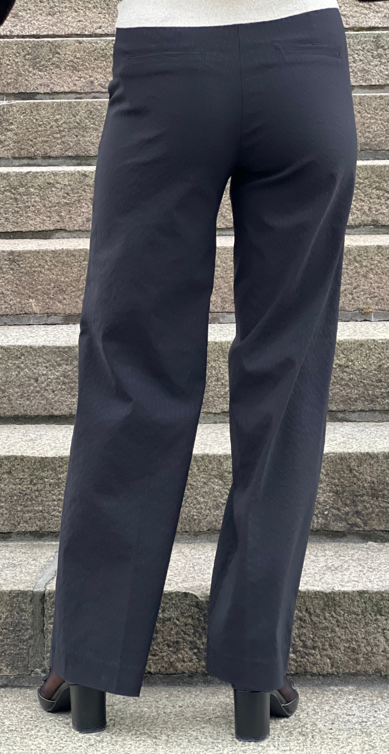 Reno bukser sort med striber