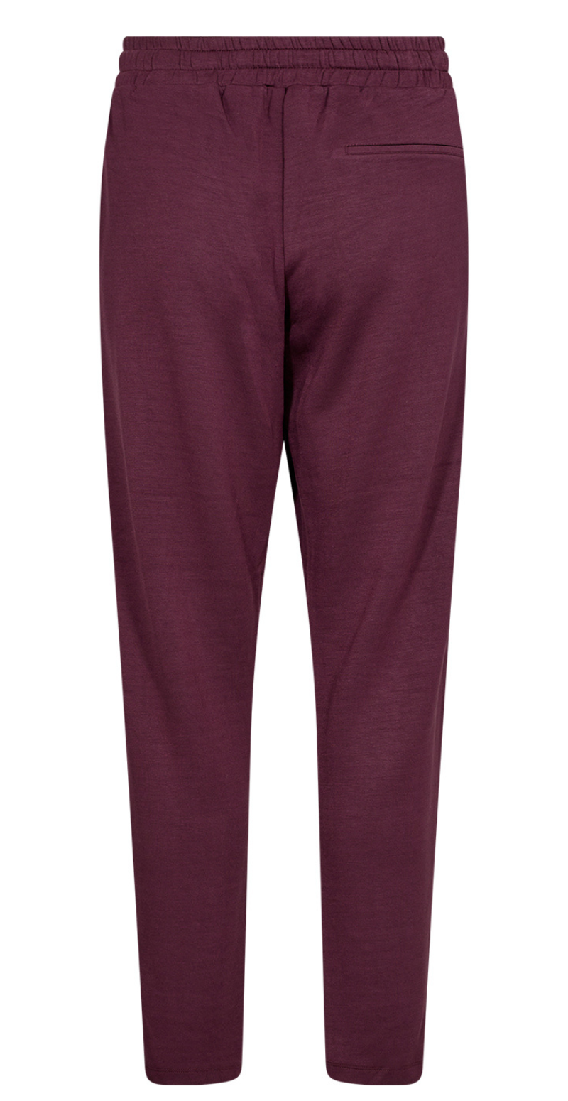 Nynne sweatpants med bindebånd bordeaux