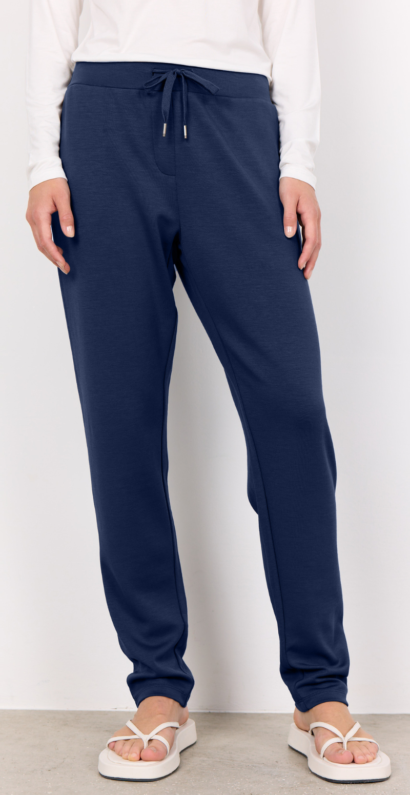 Nynne sweatpants med bindebånd navy