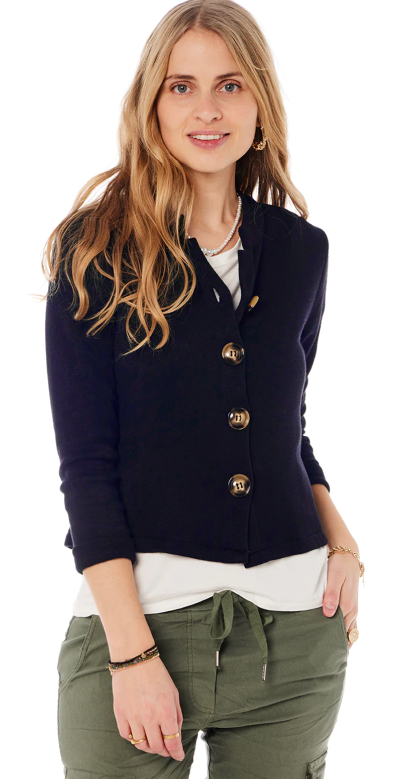 kort cardigan navy LikeLondon