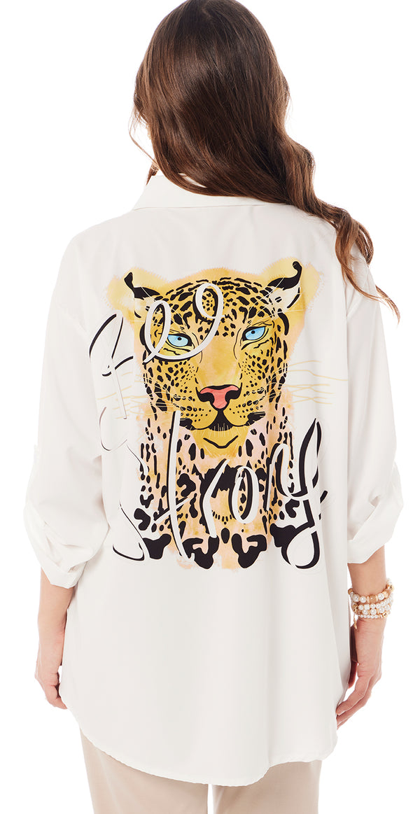 skjorte leopard