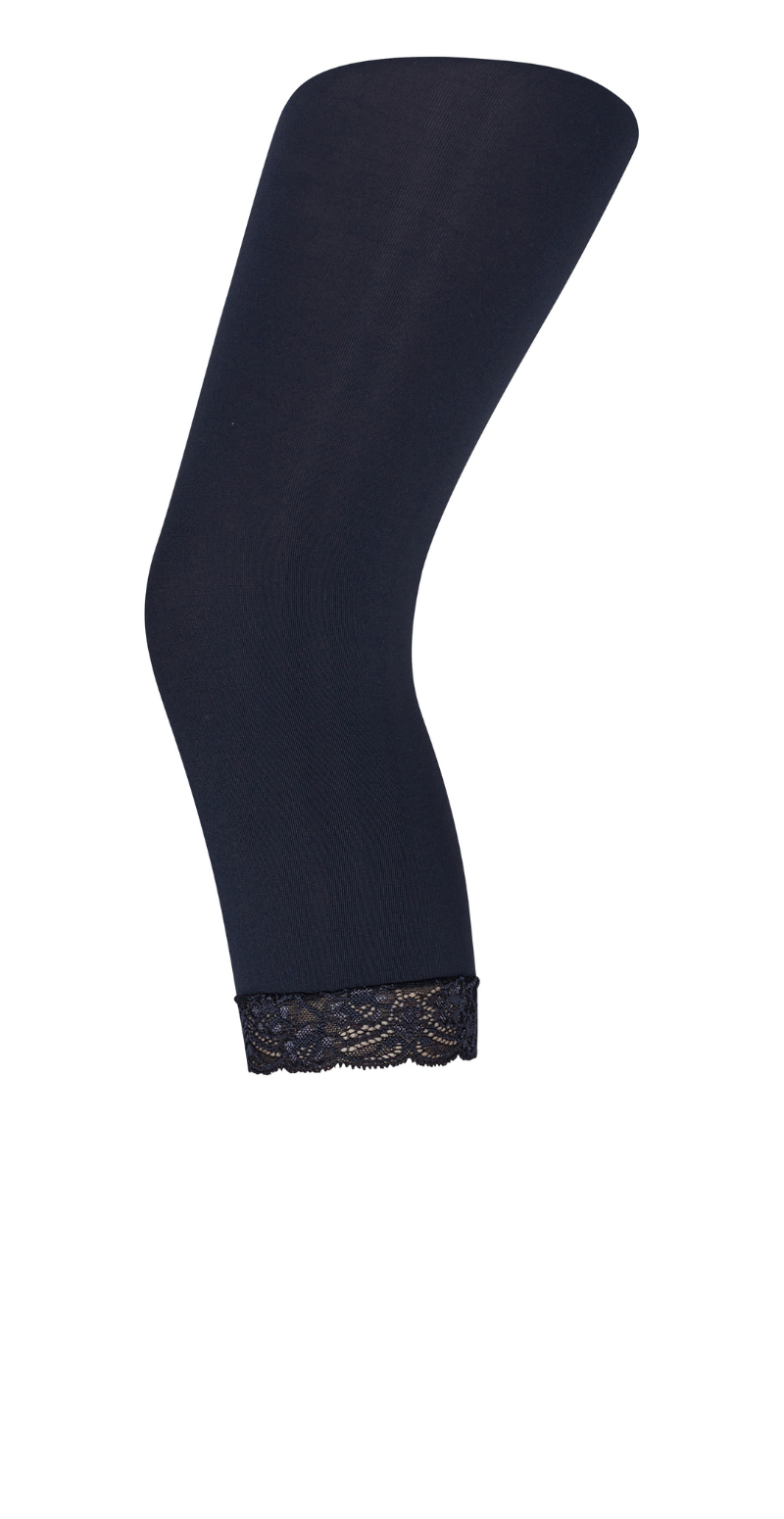 navy leggings med blonde