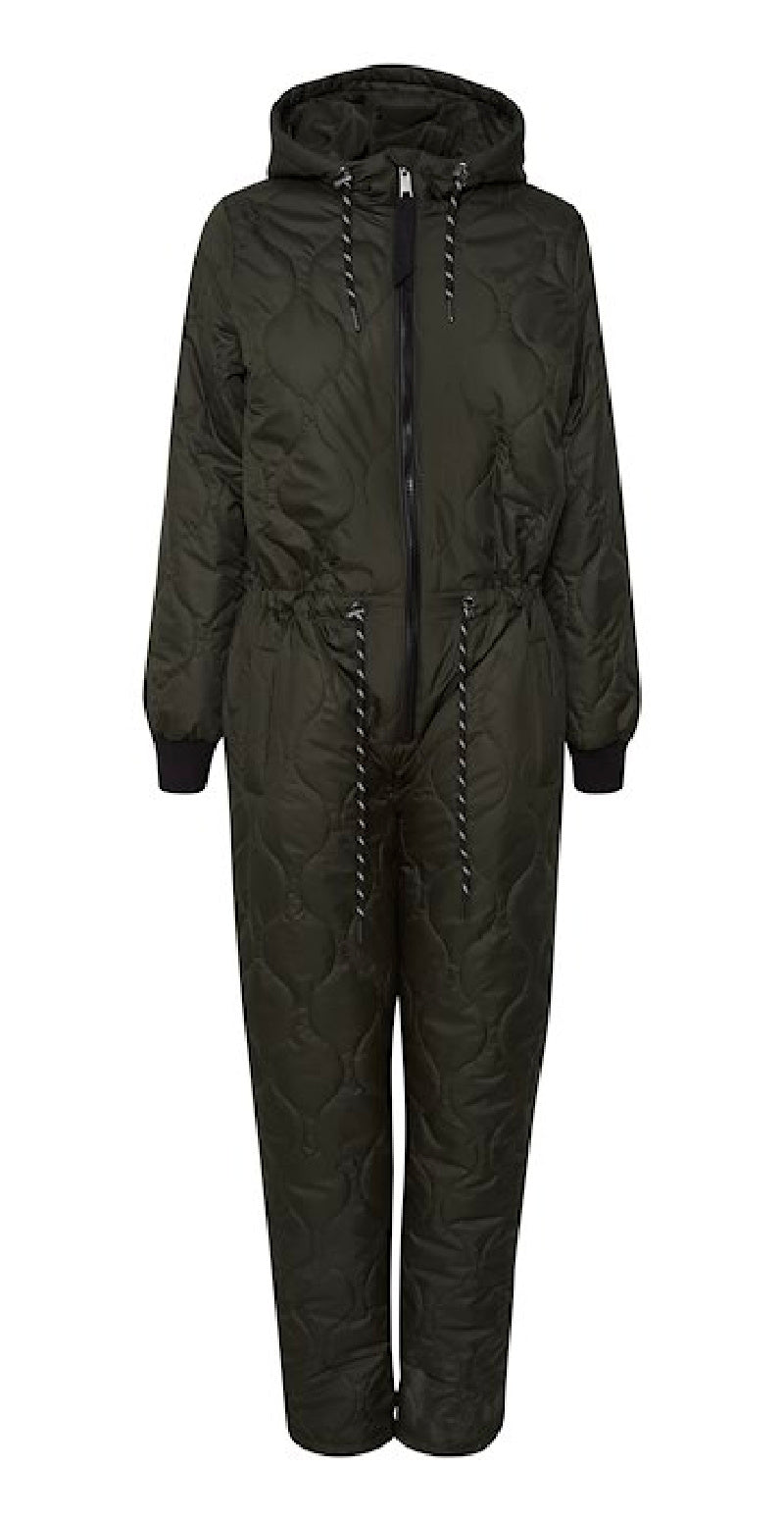 Vatteret jumpsuit rosin