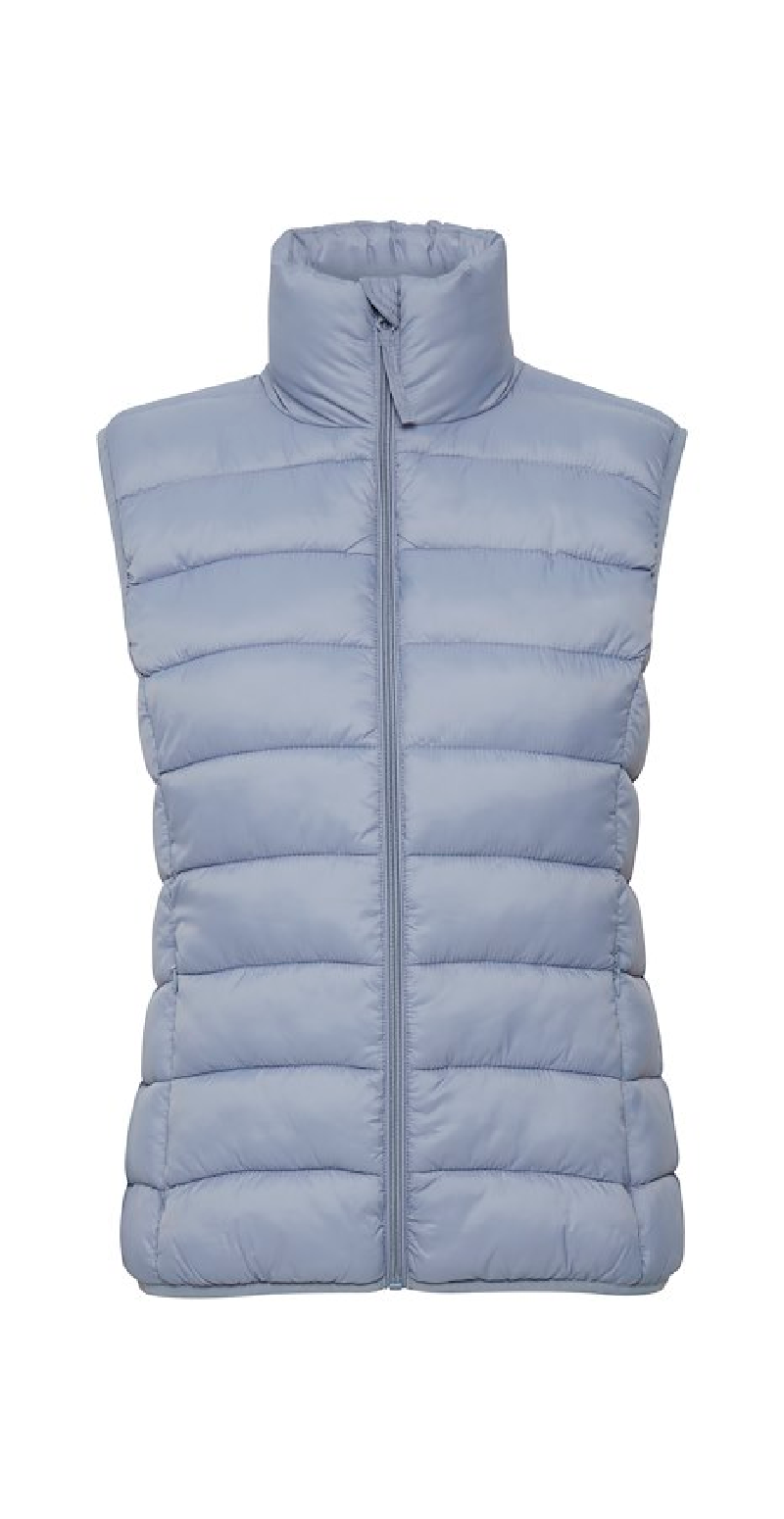 Vest med lommer stonewash