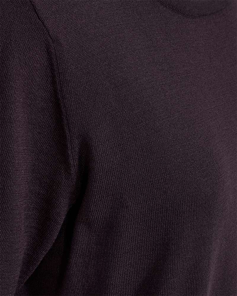 Rose pullover med korte ærmer og stræk nightshade Freequent