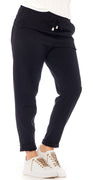 Leela bukser med lommer sort Likelondon