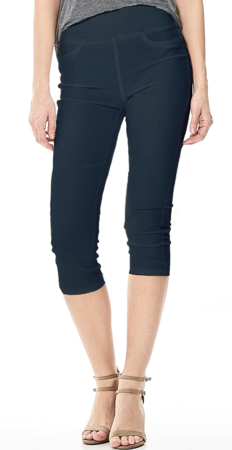 Navy capri shantal buks (4502658842705)