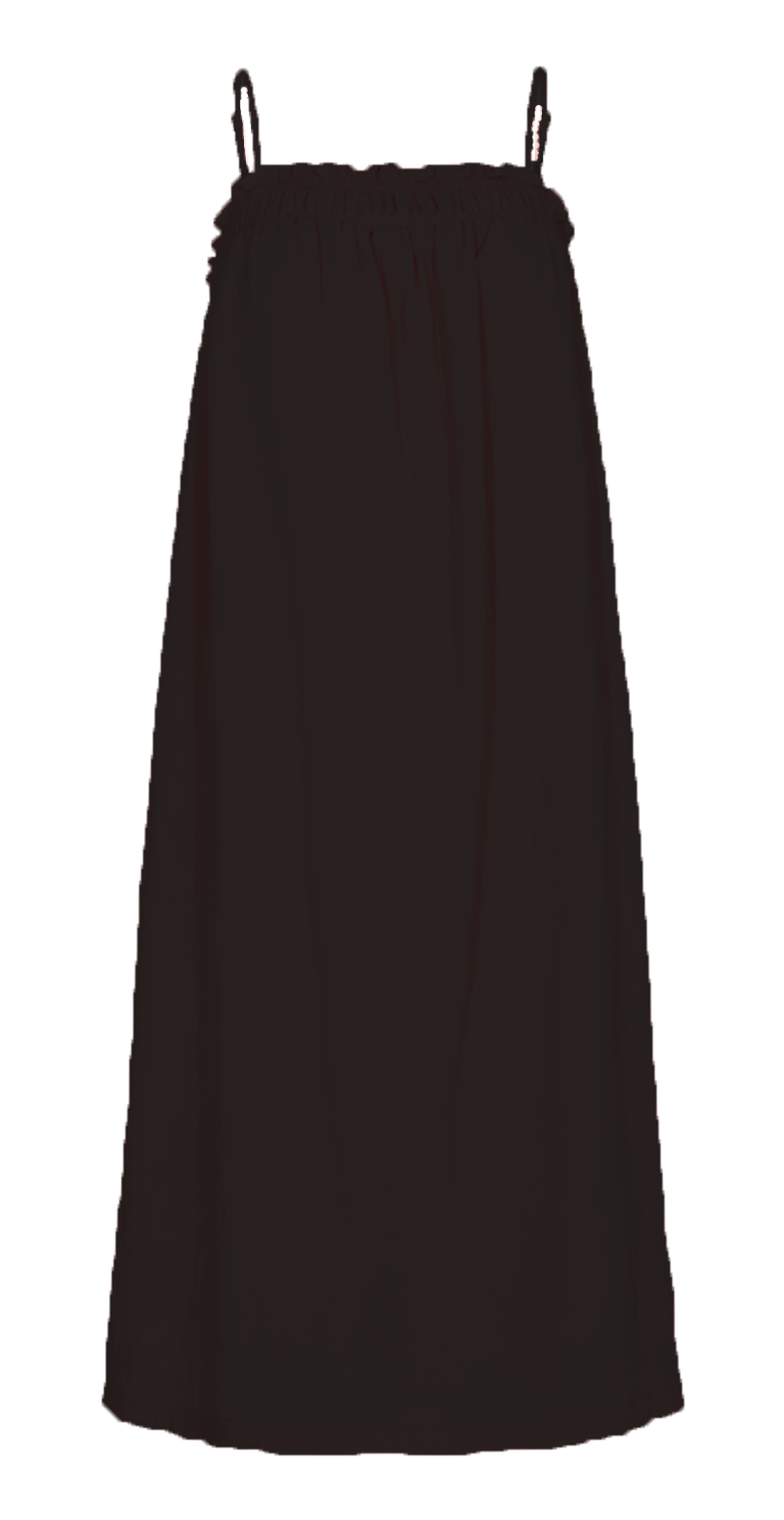 Novelia strop kjole sort